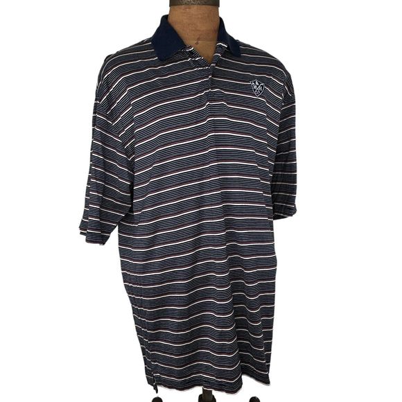 Tehama Shirt Mens Large Golf Polo Maedia Heights Golf Club - Picture 1 of 6